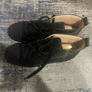 Christian Louboutin Lou Spikes 2 Leather Sneaker